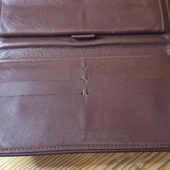 Louis Vuitton Vintage Josephine Denim Bordeaux Long Wallet - Picture 7 of 8